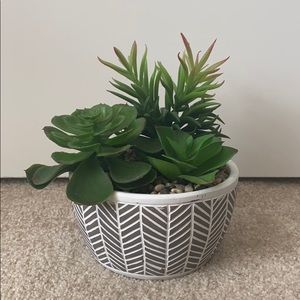 Faux Succulent Accent Plant